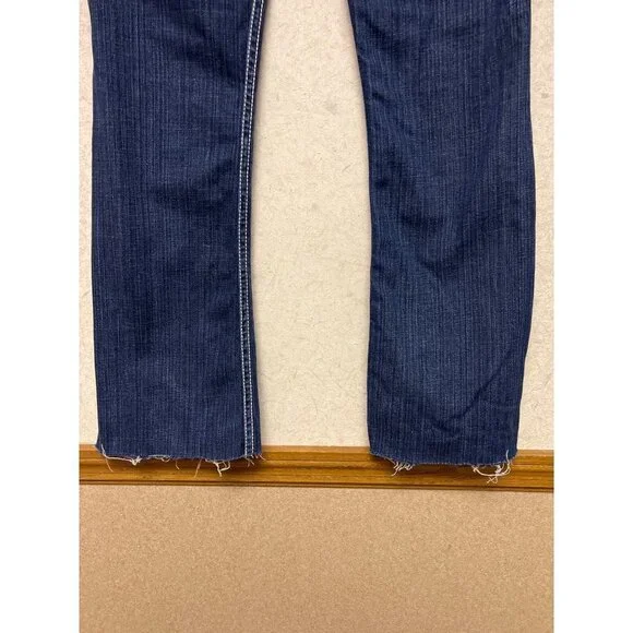 BKE Starlite Mid Rise Denim Blue Jeans Cut Off Pants Women's Size 28 - Picture 9 of 13